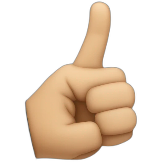  finger pointing you emoji