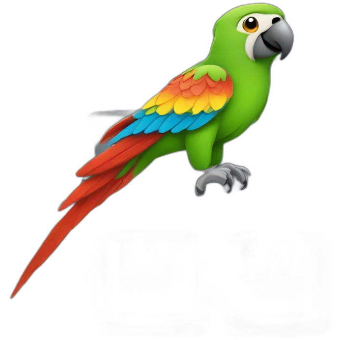 parrot in keyboard emoji