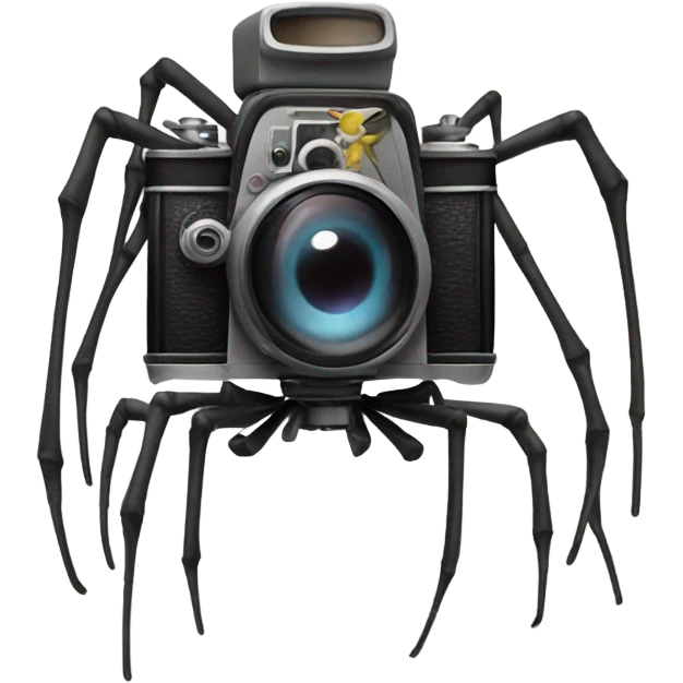 Spider with a movie camera emoji