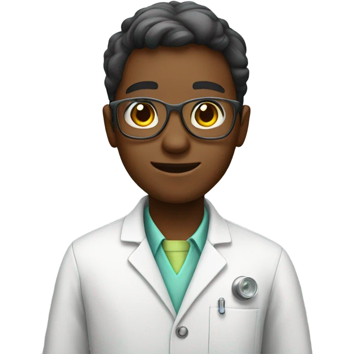 Boy lab scientist  emoji
