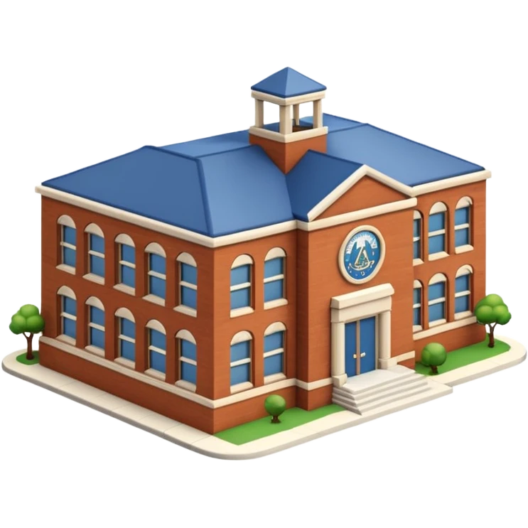 3d medium school emoji