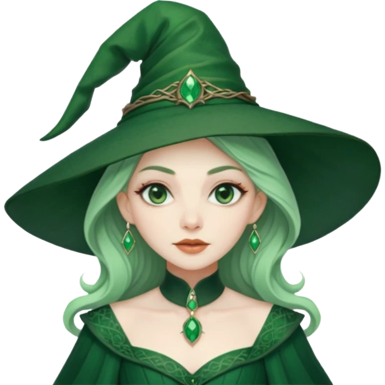 green witch emoji