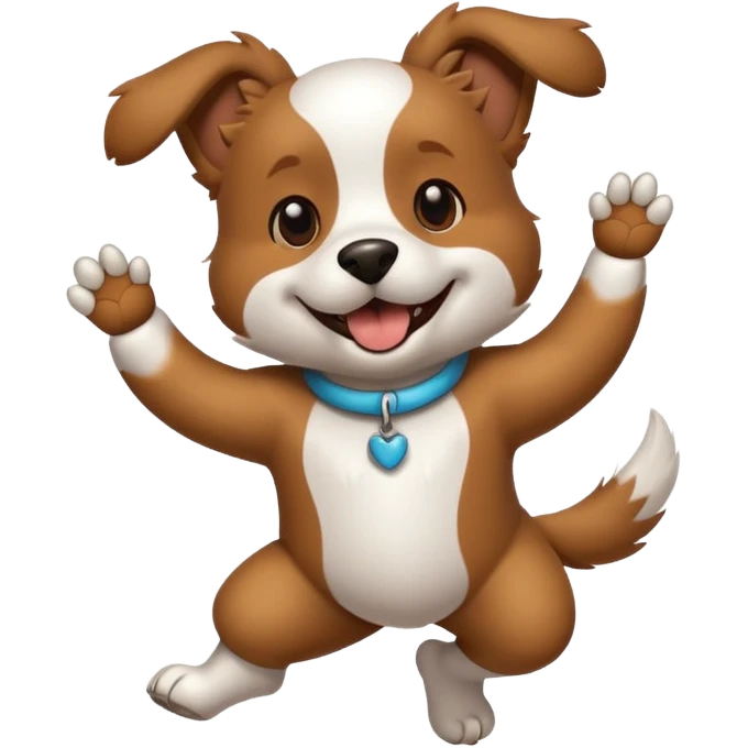 dancing dog or puppy emoji