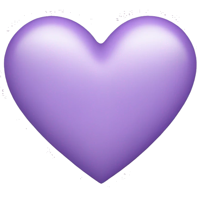 Light purple heart emoj  emoji