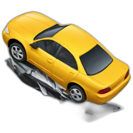 car crash emoji