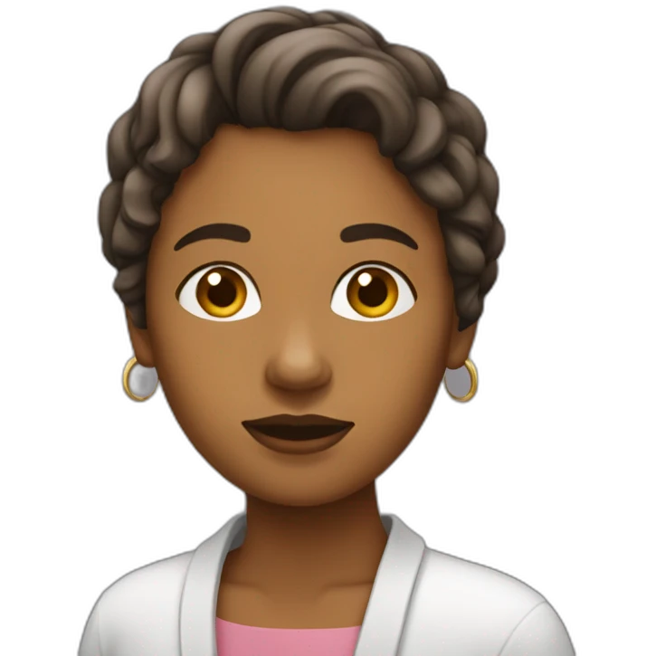 femme pas contente emoji