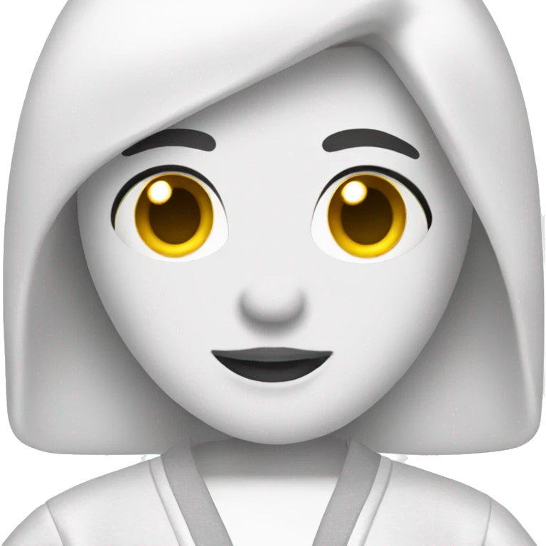 Satin white pajama emoji
