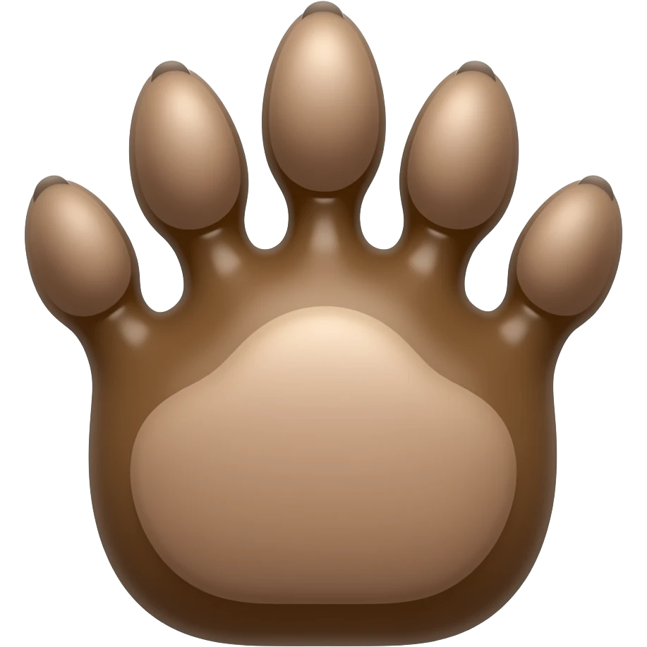 raccoon foot emoji