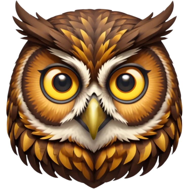 Cabeza de búho  emoji