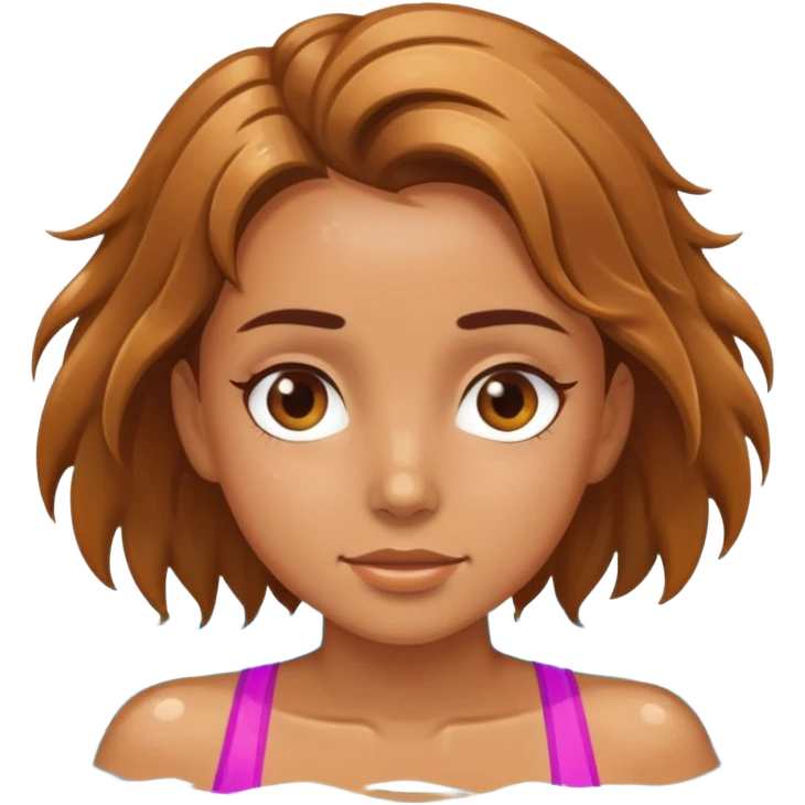 girl in swimming pool emoji