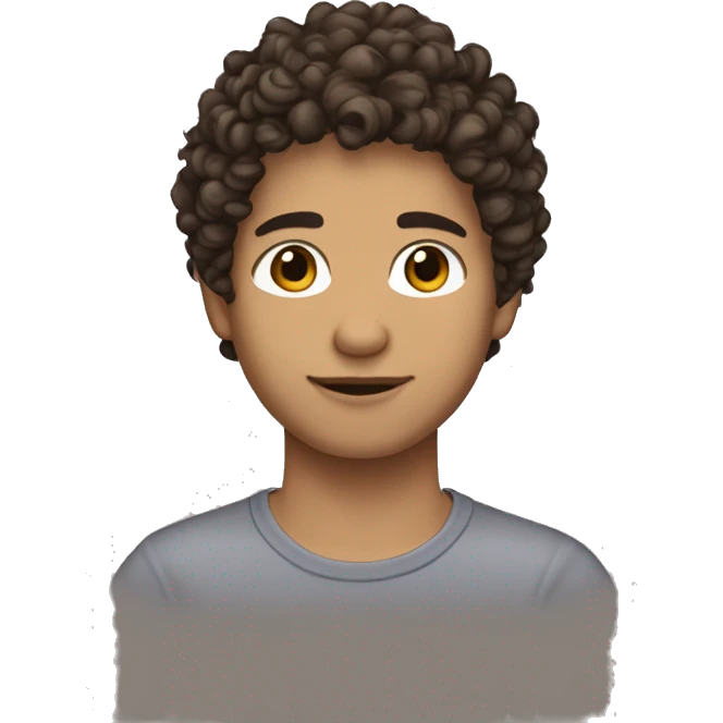 Mexican-lighter skin-twink-curly brown dyed hair emoji