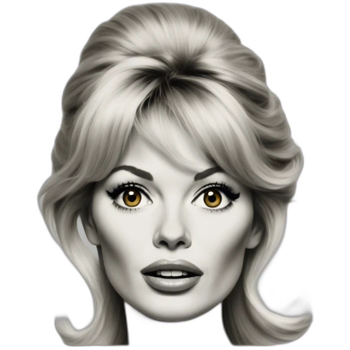 Brigitte bardot mange un kebab emoji