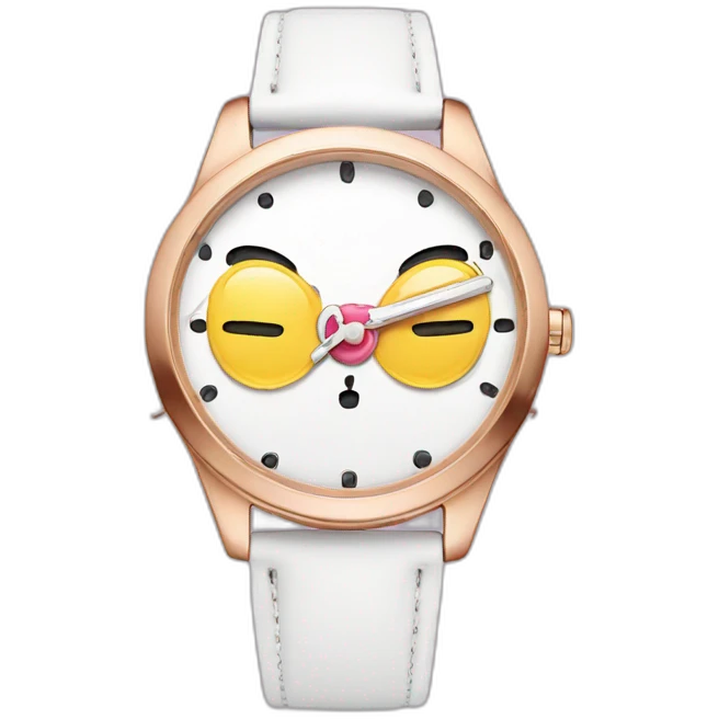 Hello kitty watch emoji