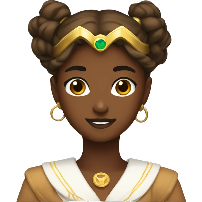 Brown sailormoon emoji