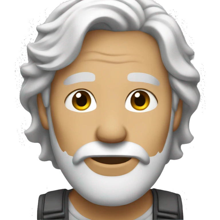 45 white mn with gray hair emoji