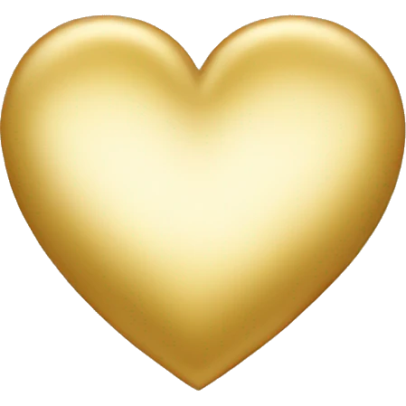 Golden heart  emoji