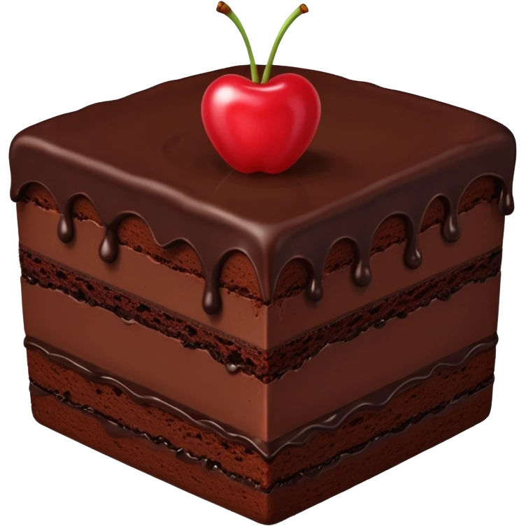 Chocolate cake a piece emoji