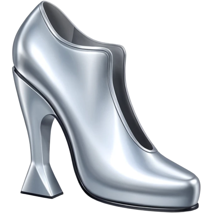 thierry mugler style spam can art shoe sculpture  emoji