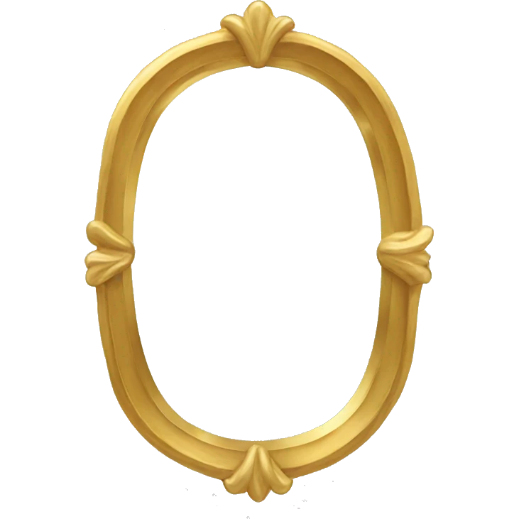Gold Mirror emoji
