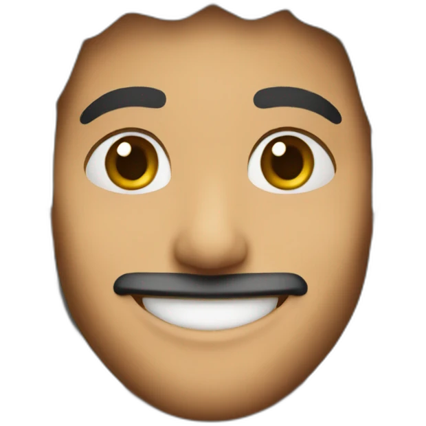Arab smiling emoji