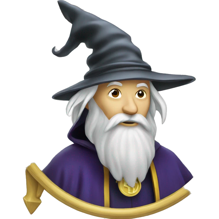 Wizard coin like Ethereum  emoji
