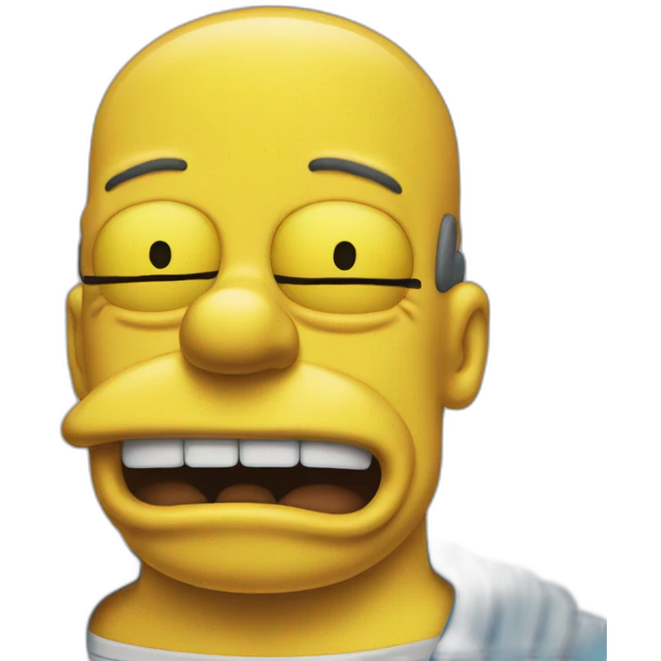 HAPPY simpson emoji