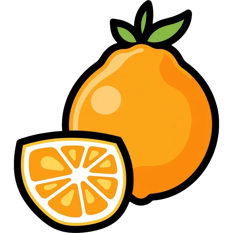 bergamot citrus fruit emoji