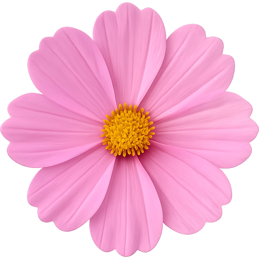 pink flower emoji
