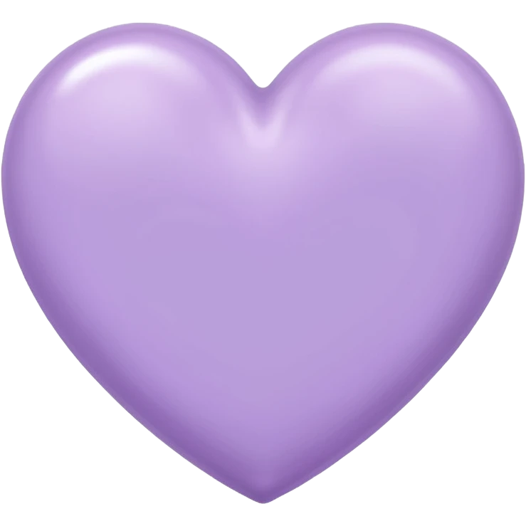 lilac heart emoji