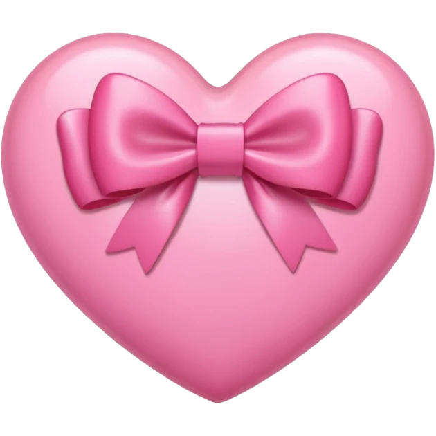 pink heart with a bow emoji