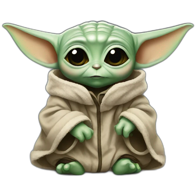 baby yoda dj emoji