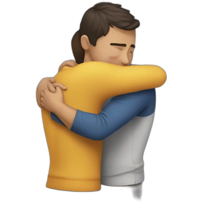 A hug emoji