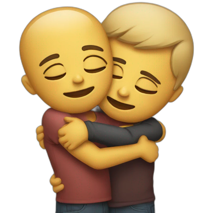 Hugging emoji
