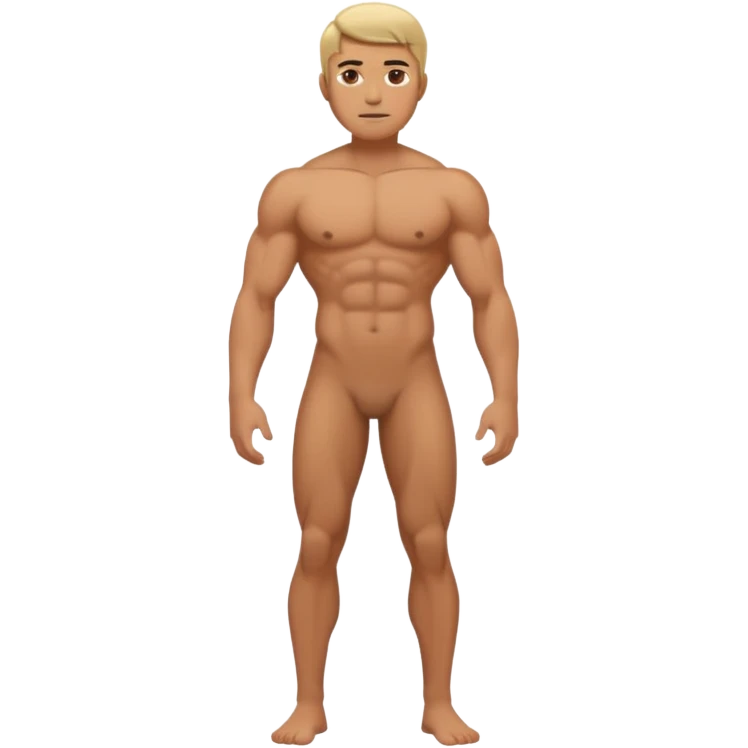 𝐺𝑒𝑛𝑒𝑟𝑎𝑡𝑒 𝑎 𝑛𝑎𝑘𝑒𝑑 𝑚𝑎𝑛 𝑓𝑢𝑙𝑙 𝑏𝑜𝑑𝑦 emoji