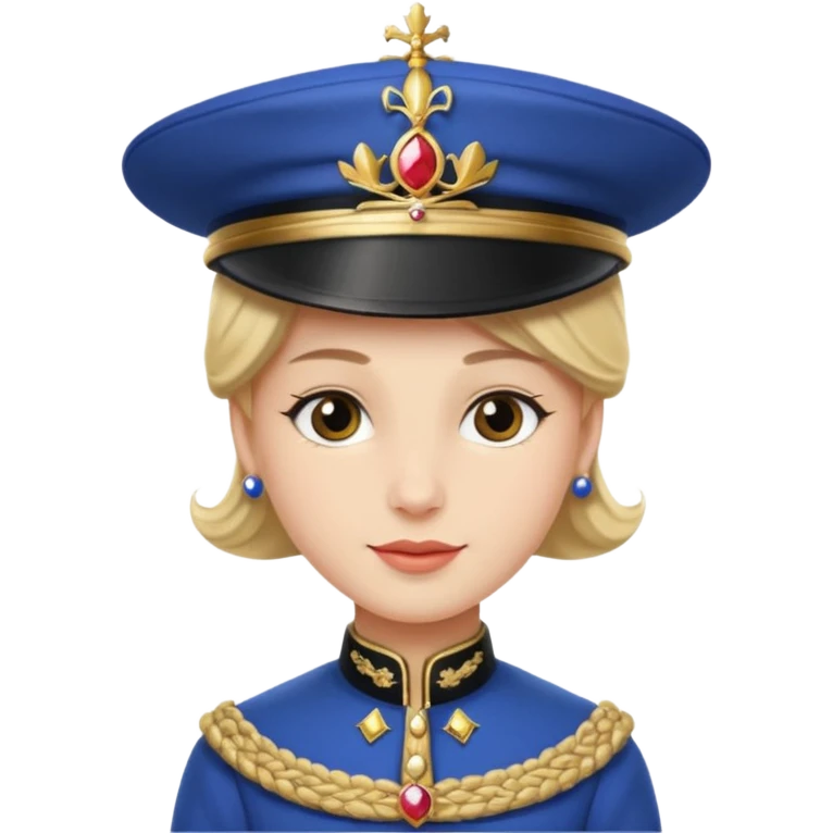 royal with hat emoji
