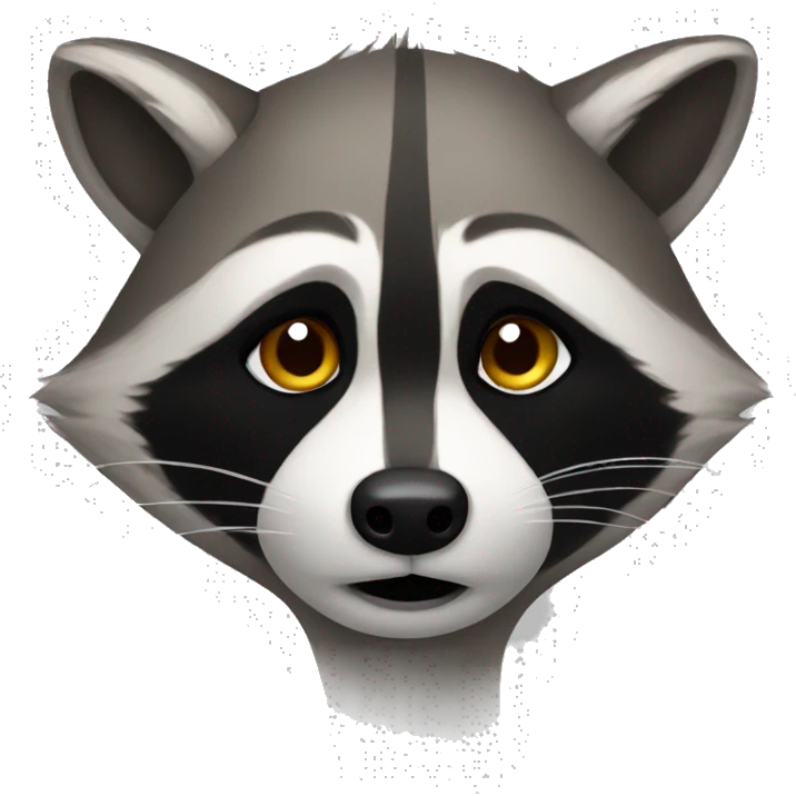 raccoon thinking emoji