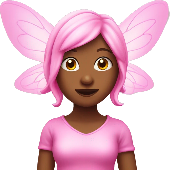 pink fairy emoji