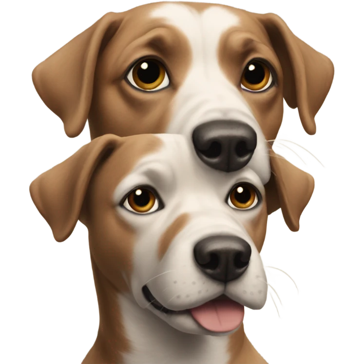 Three dogs, Al emoji