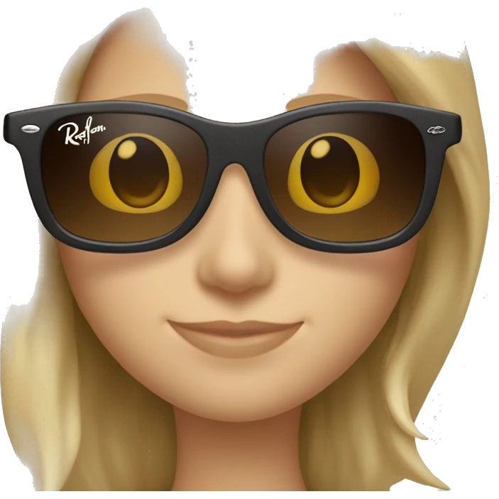 Ray-Ban sunglasses emoji