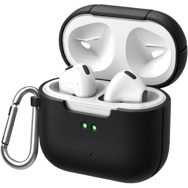 airpods in a music vinyl themed case emoji