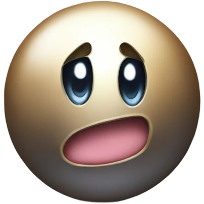 Metal Kirby ball emoji