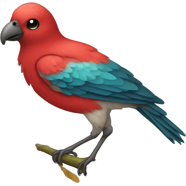 Pájaro ninfa emoji