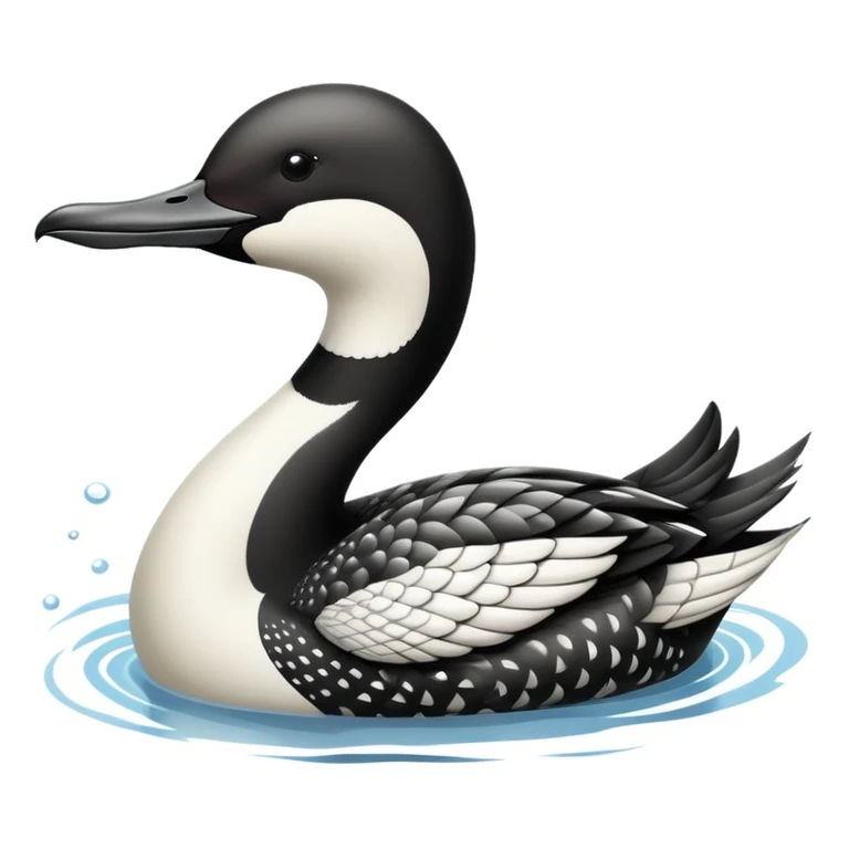 Loon bird emoji
