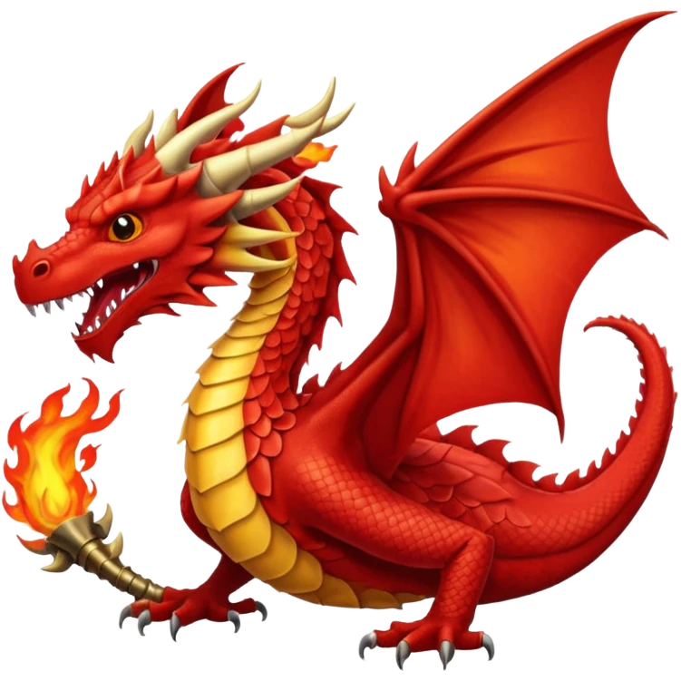 Red dragon emoji