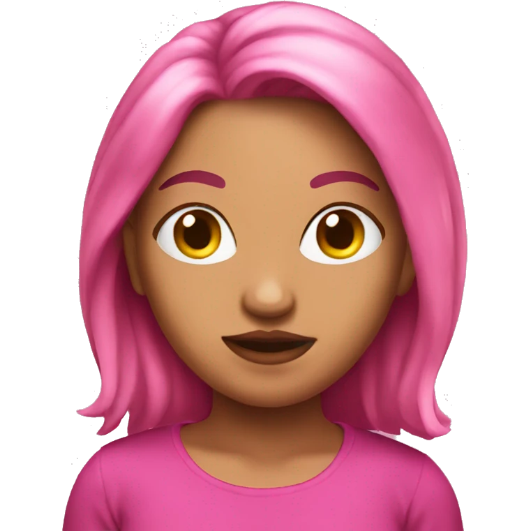 Pink baddie emoji emoji