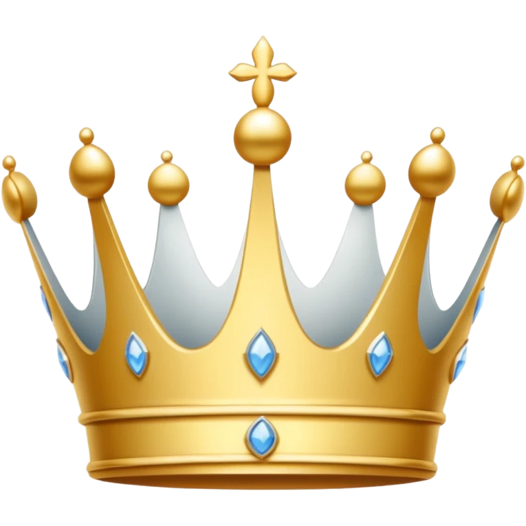 White crown skinny emoji