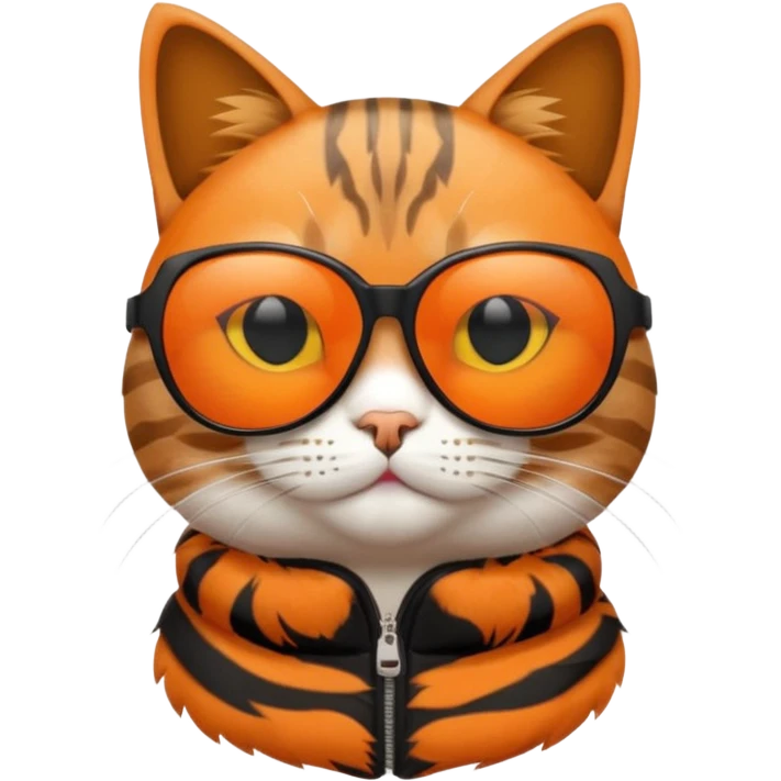Cat wearing sunglasses emoji