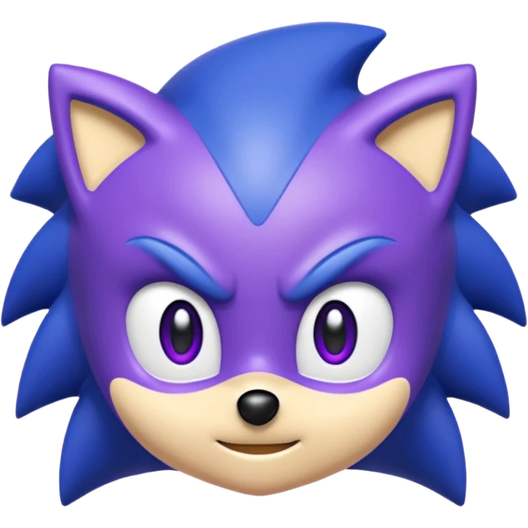 glitter purple sonic emoji