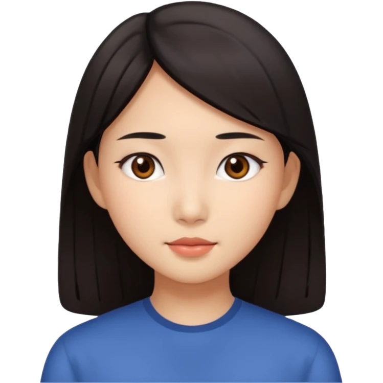 Asian girl emoji
