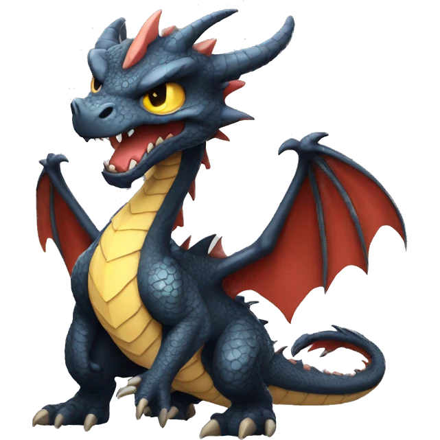 edgy dragon-Fakémon  emoji